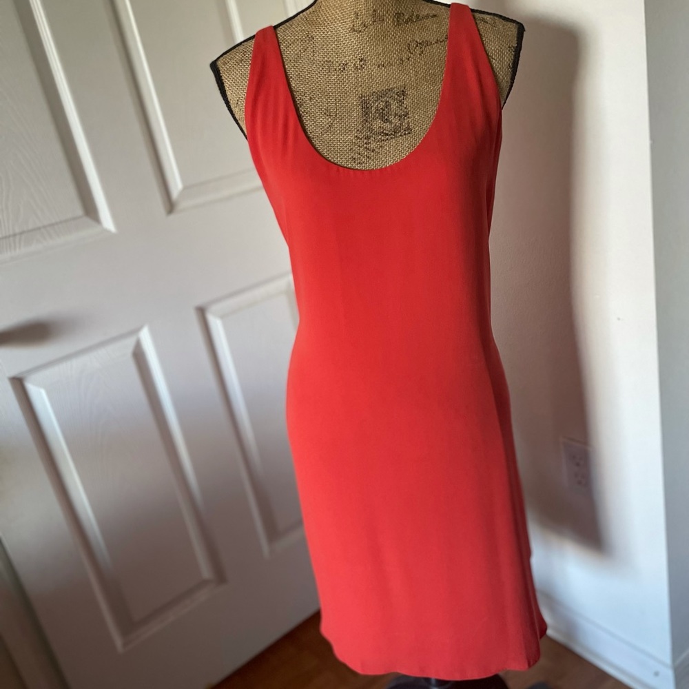 Ann Taylor Loft silk sleeveless dress